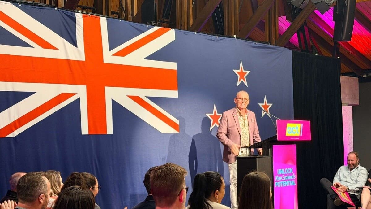 Protesters interrupt Act’s South Island campaign launch