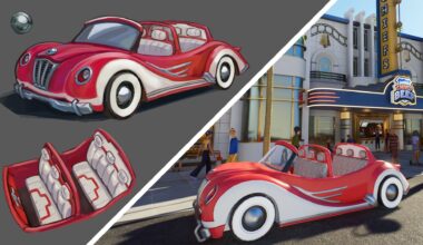 How Planet Coaster 2’s artists made Hollywood work as a theme park