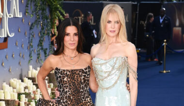 Nicole Kidman and Sandra Bullock at the Practical Magic 2 premiere