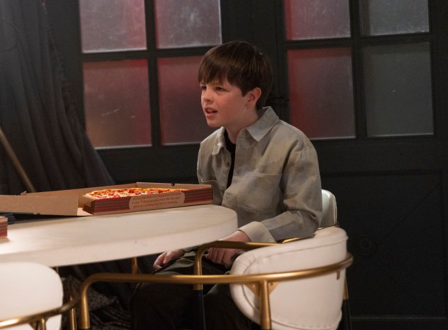 Harry sat at the table