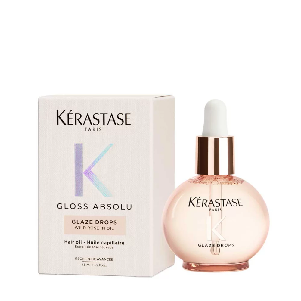 Kérastase Gloss Absolu Glaze Drops Hair Oil With Wild Rose 45ml