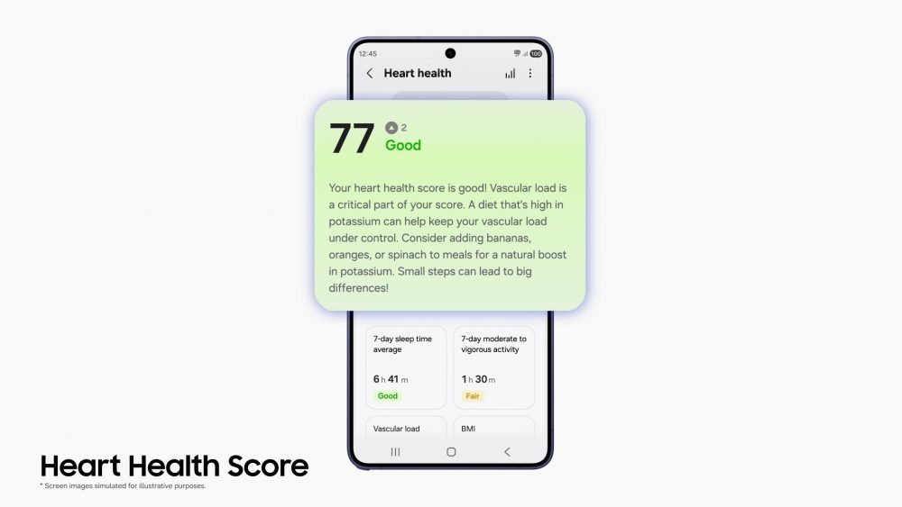 Samsung Heart Health Score