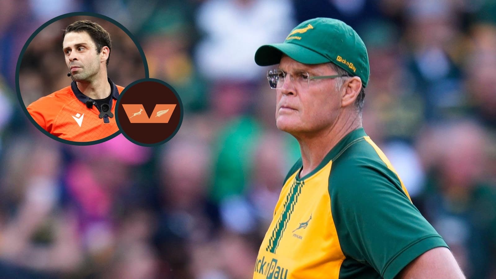 Springboks: Rassie Erasmus plans beers with Dave Rennie 'without the referee'