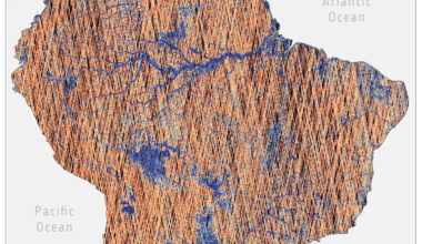 Surface water over South America from HydroGNSS
