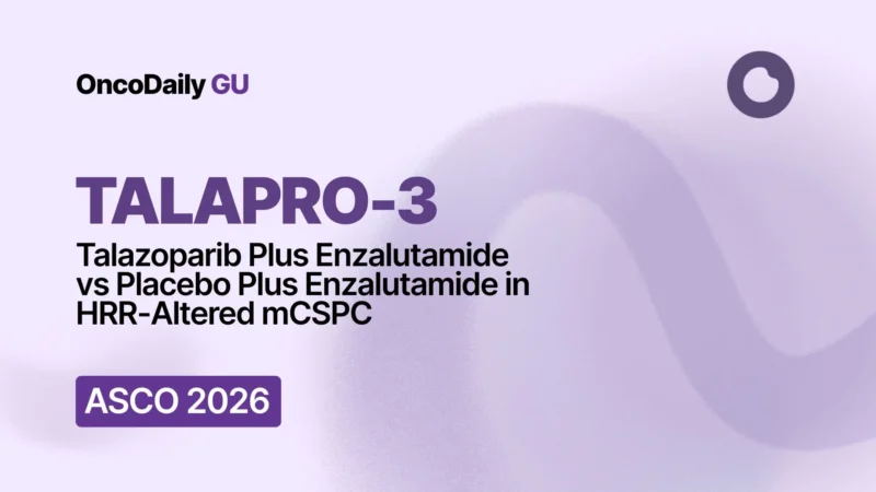 ENZAMET: Enzalutamide Maintains Long-Term Survival Benefit in mHSPC 3 TALAPRO-3 at ASCO 2026