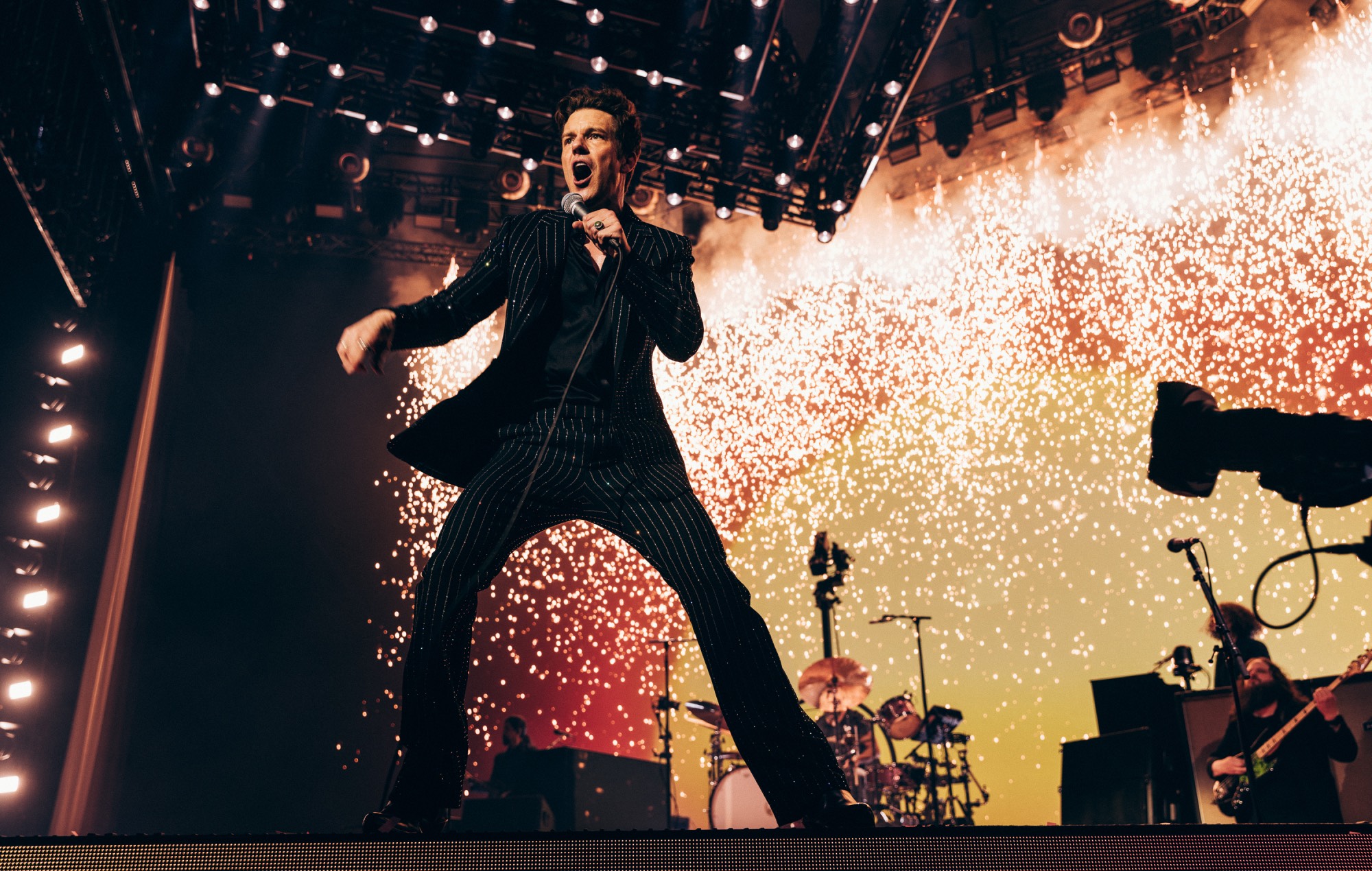 The Killers performing live