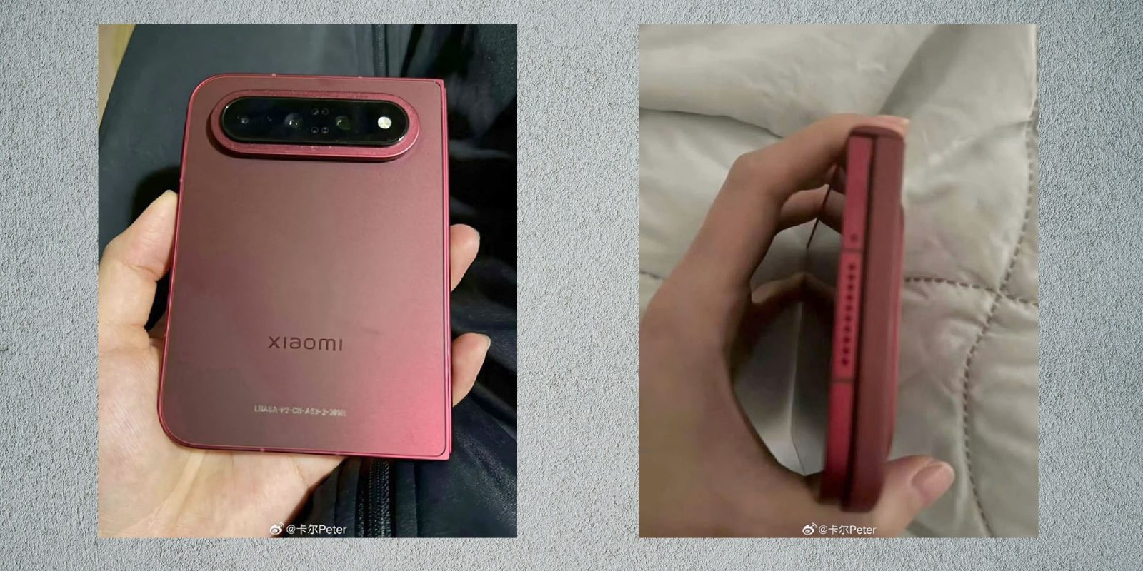 The Xiaomi 18 Fold leaks, ahead of the iPhone Ultra launch | Back and side views are shown