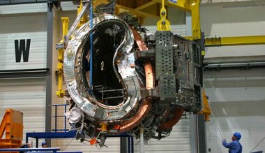 A German fusion machine runs on 50 superconducting coils chilled to 270 degrees below zero, each one a shape no person could have drawn and only a supercomputer could work out, and it held a plasma for 43 seconds before its own institute walked the record back