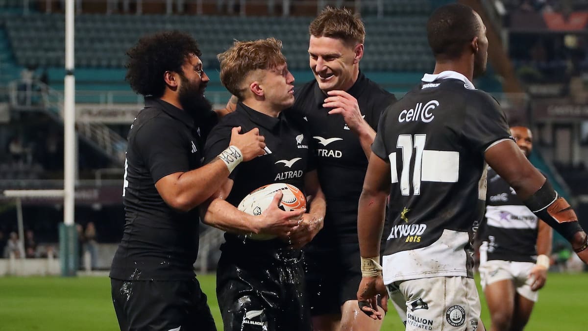 All Blacks v Sharks: Dave Rennie’s side claim dominant win but Damian McKenzie injury could spark concerns