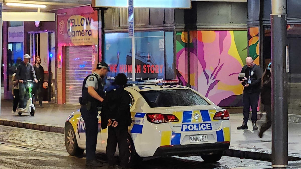 Queen St brawl leaves one seriously injured as four arrested in Auckland