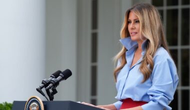 ‘I heard you missed me’: Melania Trump jokes about month out of spotlight