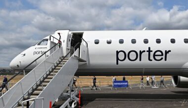 Porter Airlines flight cancelled in Canada after child refuses to sit down and put seatbelt on