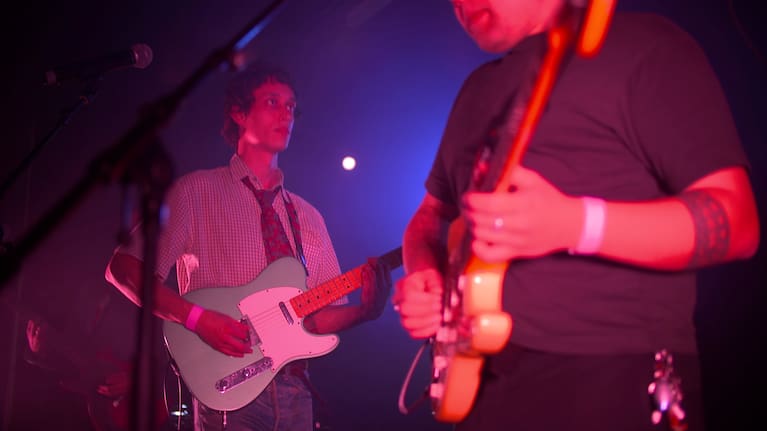 A band performing at Whammy Bar in Auckland.