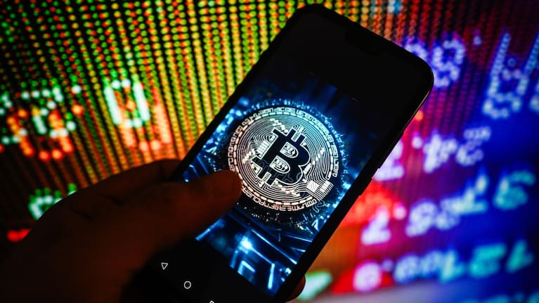 A Bitcoin logo