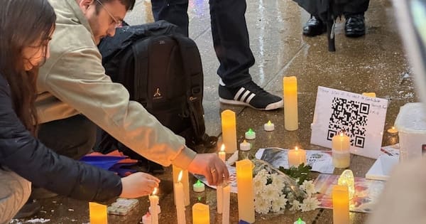 Dozens brave Auckland rain to honour Nepal flash flood victims