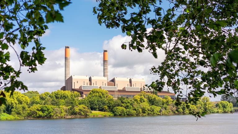 Genesis Energy's Huntly power station, where commissioning is under way on the first stage of a new battery storage system due to be fully operational by September 2026.