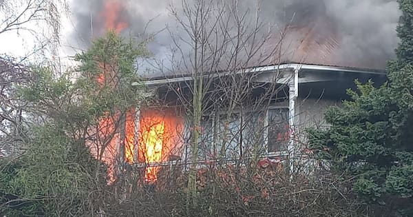 Six fire trucks sent to house fire in Dunedin