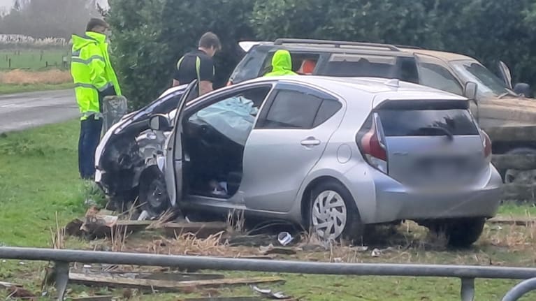 A police officer was critically injured.