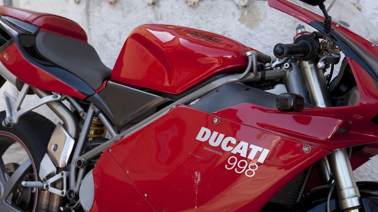 Officer A was assisting with a checkpoint on Lincoln Rd in Henderson when he saw the man's red Ducati motorcycle weaving slowly through heavy traffic. (File image).