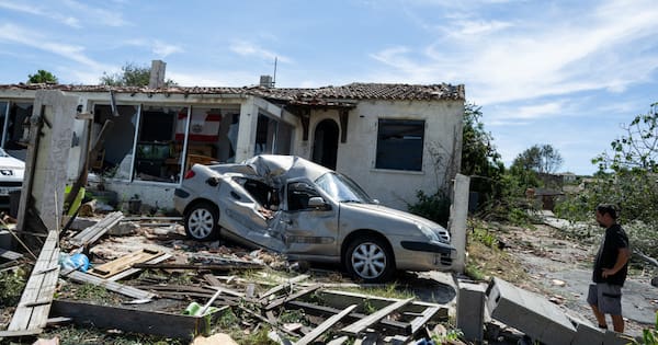 Hundreds of homes wrecked after tornado tears through French village