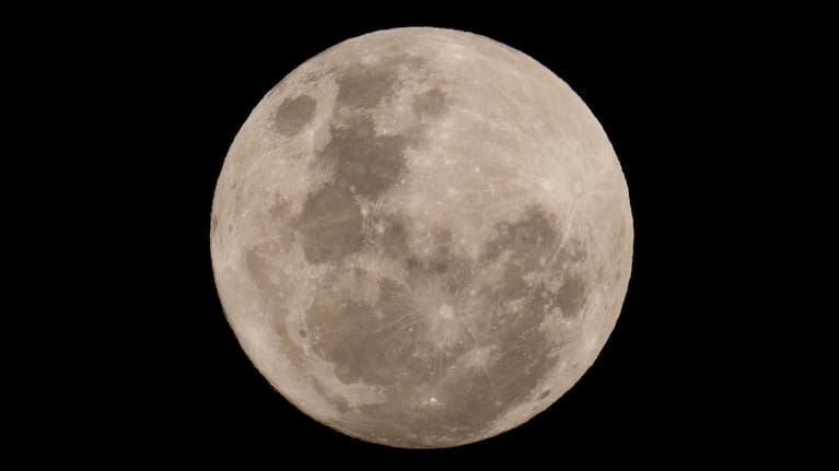 A blue moon rises in San Jose de Maipo outskirts of capital Santiago, Chile, May 30, 2026. 