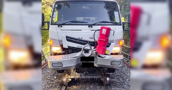 Worker leapt from vehicle before freight train struck near Kaimai