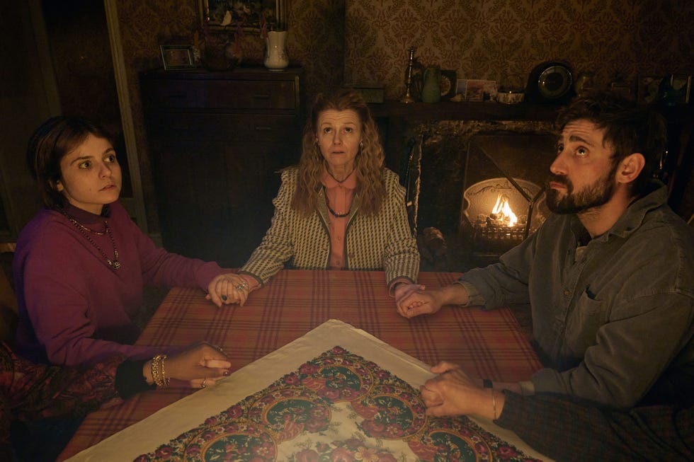 EMBARGOED until 00:01 Friday 21 August 2026 Gabrielle Creevy, Sian Gibson, Michael Socha, The Witch Farm gabrielle creevy, sian gibson, michael socha, the witch farm