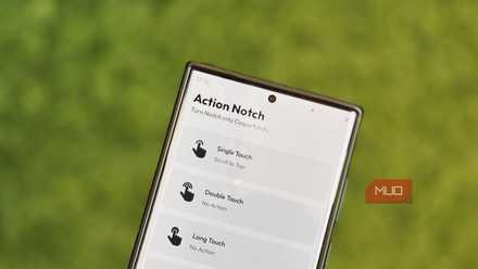 Action Notch app on an Android phone.