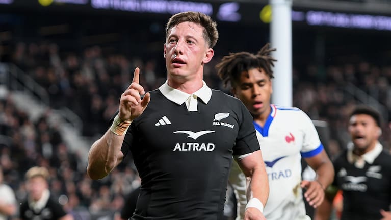 All Blacks halfback Cam Roigard.