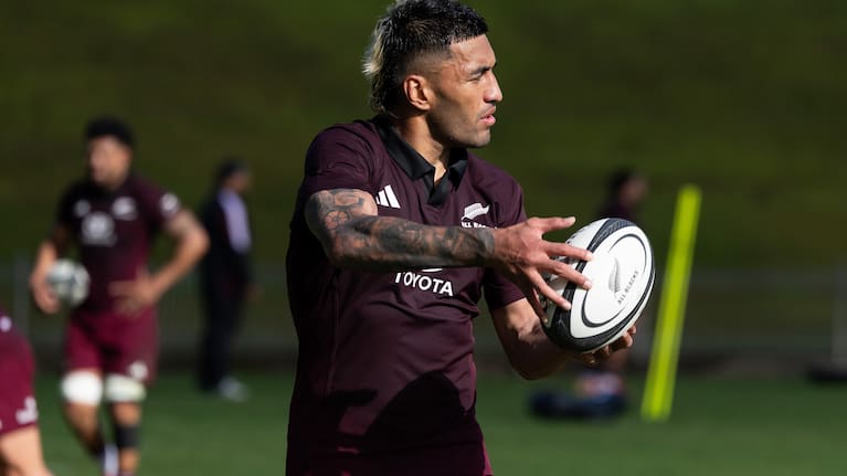 Rieko Ioane - back in the black No.11 jersey.