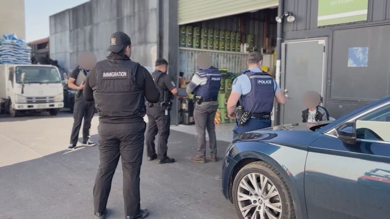 Alongside immigration, police carried out 19 raids across the city.