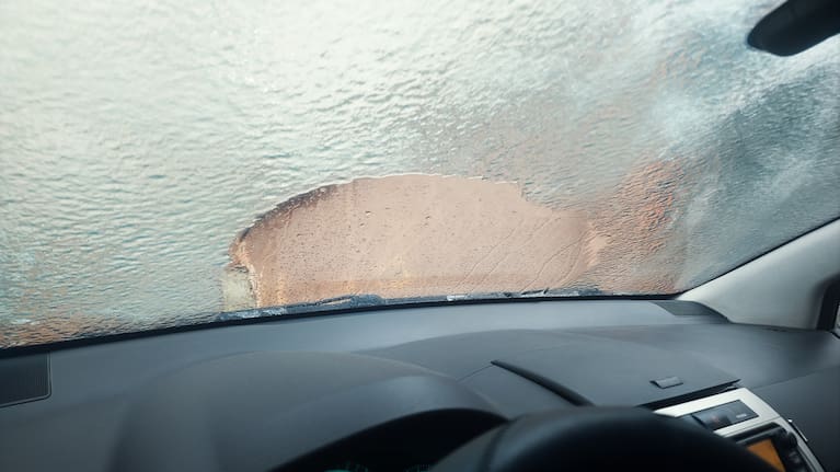 An icy windscreen. (file image)