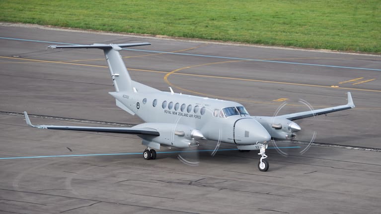 An RNZAF KA 350 King Air.