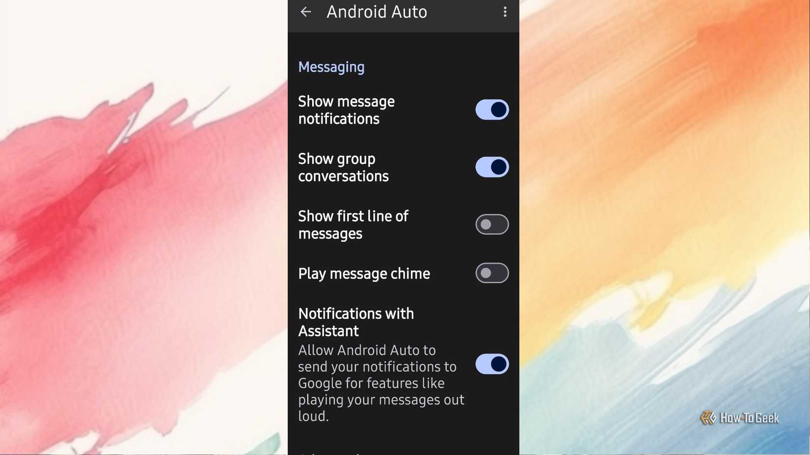 Android Auto messaging in phone