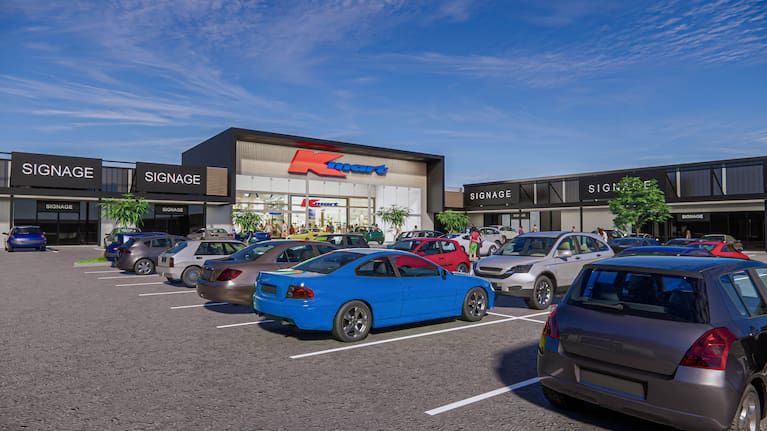 Artist's impressions of Westgate Kmart.