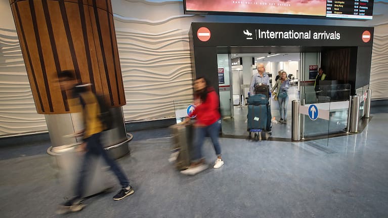 Auckland Airport international arrivals