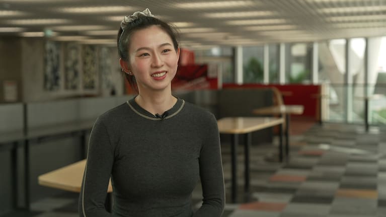 AUT health science student Priscilla Zhang.