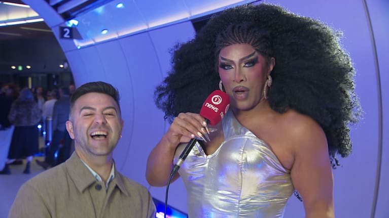 Aziz Al Sa’afin with Kween Kong.