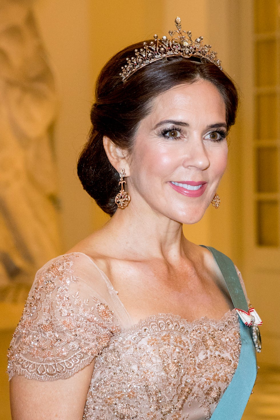 Crown Prince Frederik of Denmark Holds Gala Banquet At Christiansborg Palace