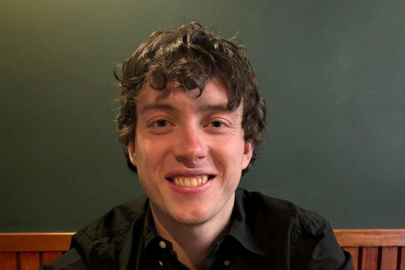 Sean in a bar