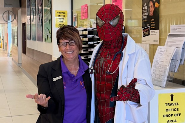 George Mann as Dr. Spider-Man