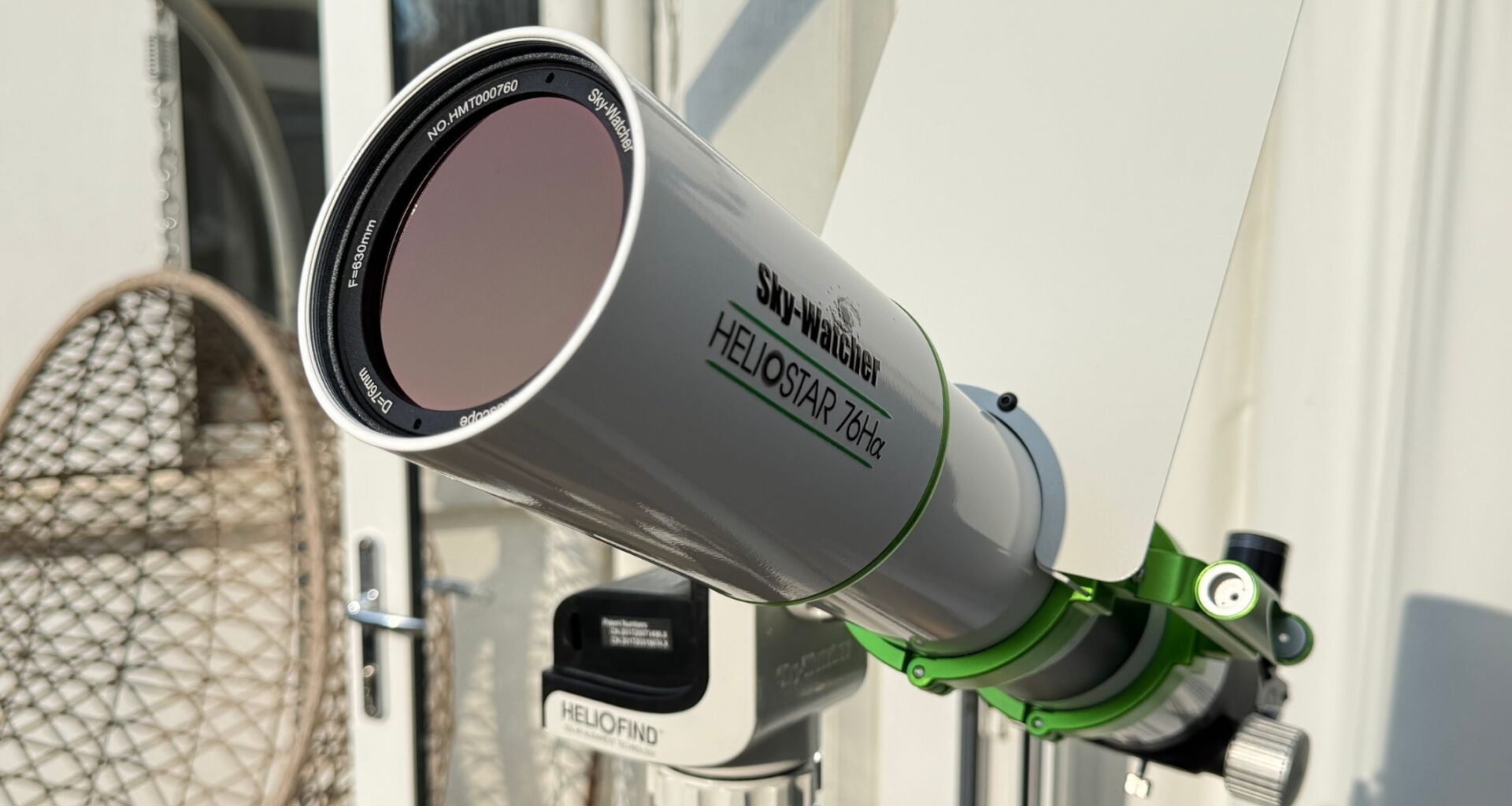 Watch the sun in H-alpha with the Sky-Watcher Heliostar 76mm