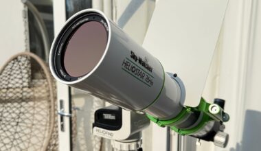 Watch the sun in H-alpha with the Sky-Watcher Heliostar 76mm