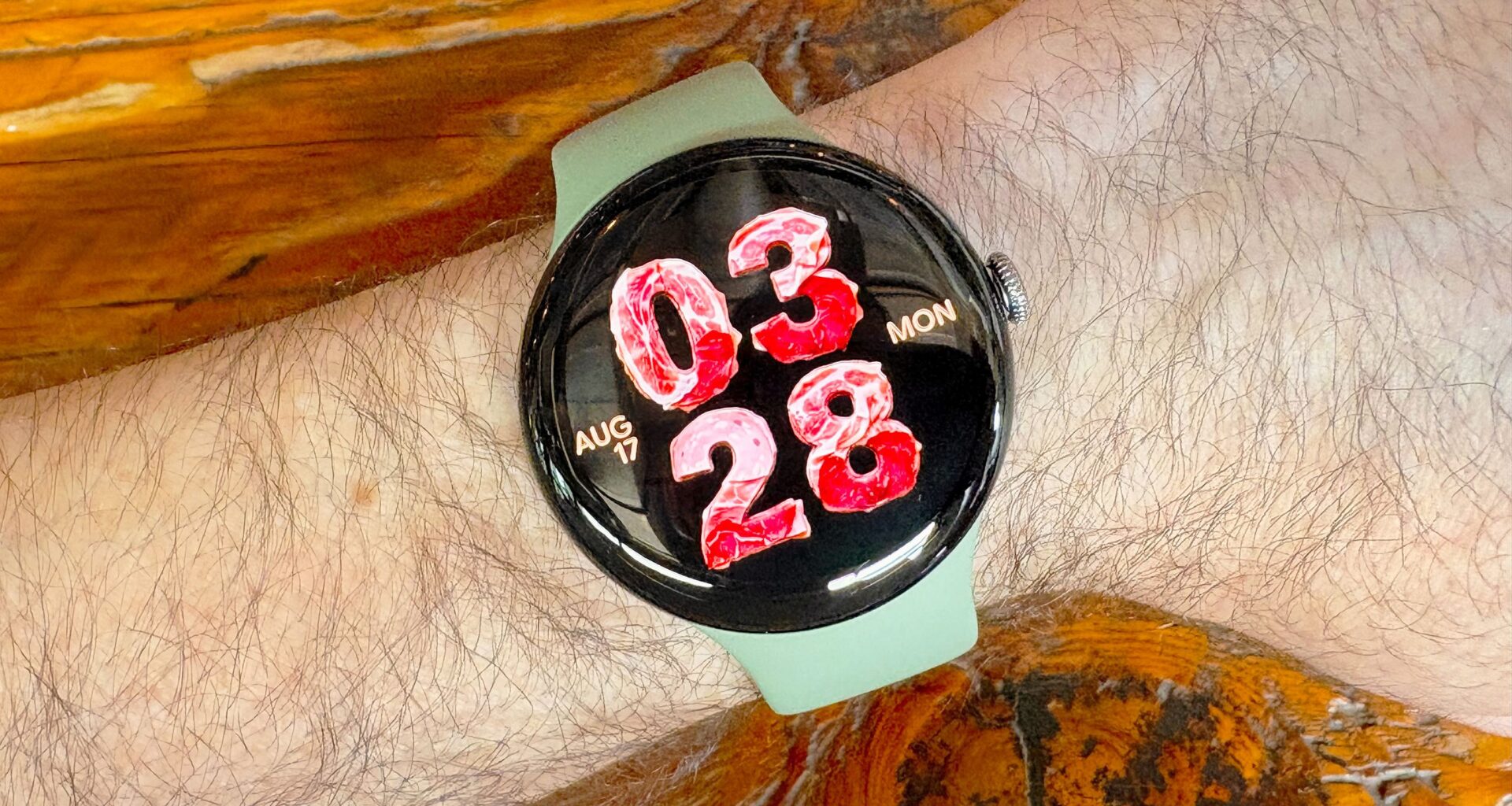 I used AI to create a deli meat-inspired watch face for my Pixel Watch 5 — and now I'm questioning everything