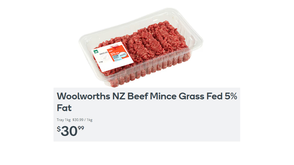 Retail beef mince price continues upward march