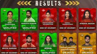 Bigg Boss Tamil 10 Common Man: Baby Prabakaran and Ranjith Kumar qualify for next round; five contestants eliminated