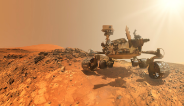 A dark rock picked off the gravel plains of Oman turned out to be a piece of Mars, blasted off the planet by an impact. It now rides aboard Perseverance as a calibration target, back on the world it came from