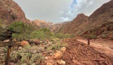 Dozens evacuated from Grand Canyon after flash flood hits creek