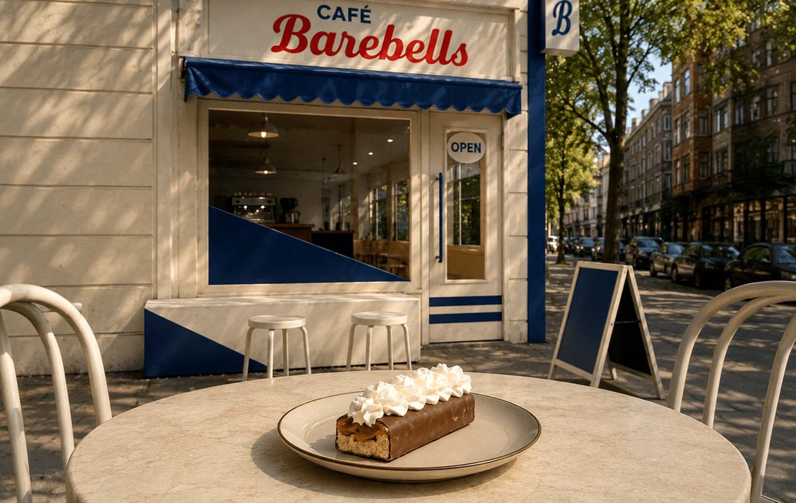Barebells has opened a pop-up cafe that's serving whipped cream-topped protein bars