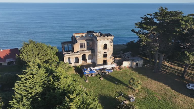 The castle overlooks Dunedin's southern coast.